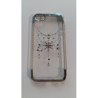 Силиконов калъф iPhone 5/5S с камъни